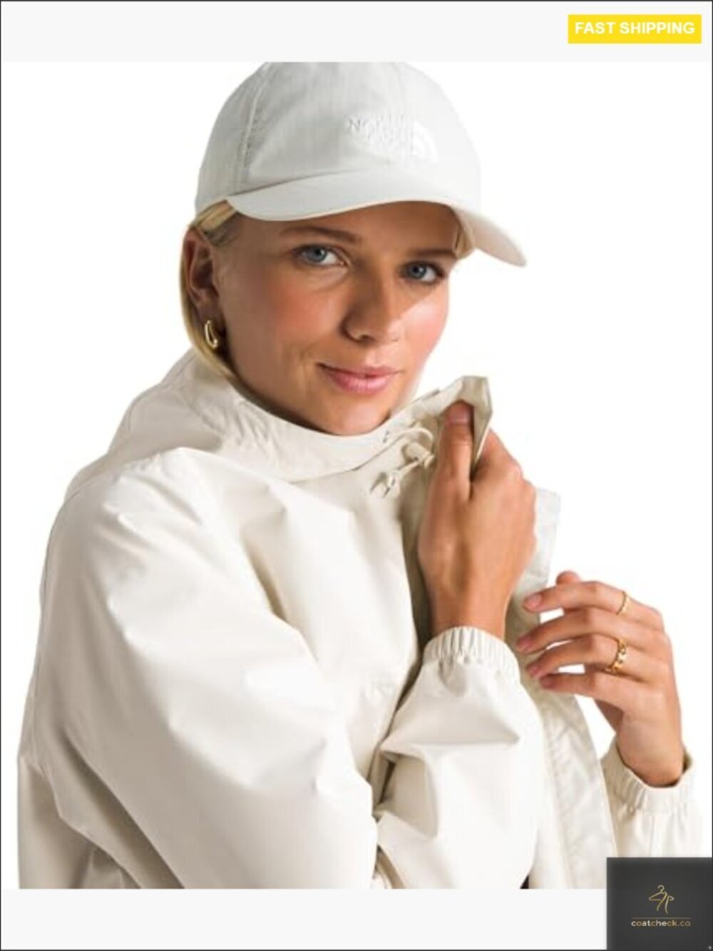 Waterproof Breathable Rain Coat Hooded Zip Pockets Lightweight Packable - Picture 5 of 6